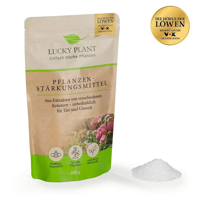 Lucky Plant Pflanzenstärkungsmittel - 200 g - Diagonale Ansicht