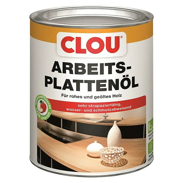 Clou Arbeitsplattenöl - 750 ml, Farblos - Vorderansicht