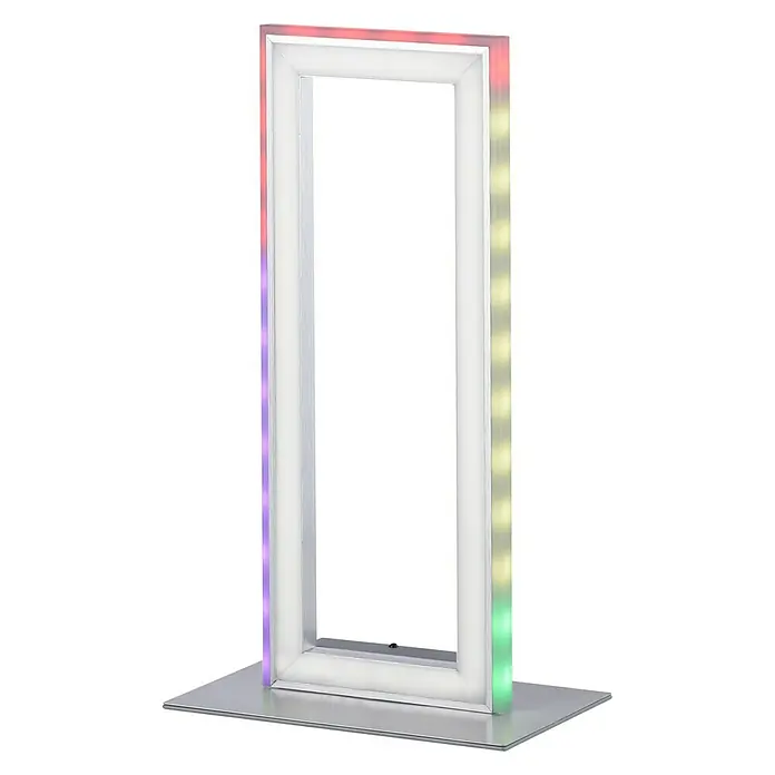 LeuchtenDirekt LED-Tischleuchte Felix - 12 W, Stahl, Mehrfarbig - Diagonale Ansicht