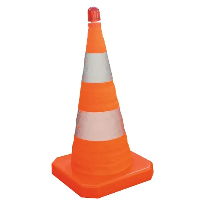 Cono plegable con luz - Altura: 30 cm - Vista frontal