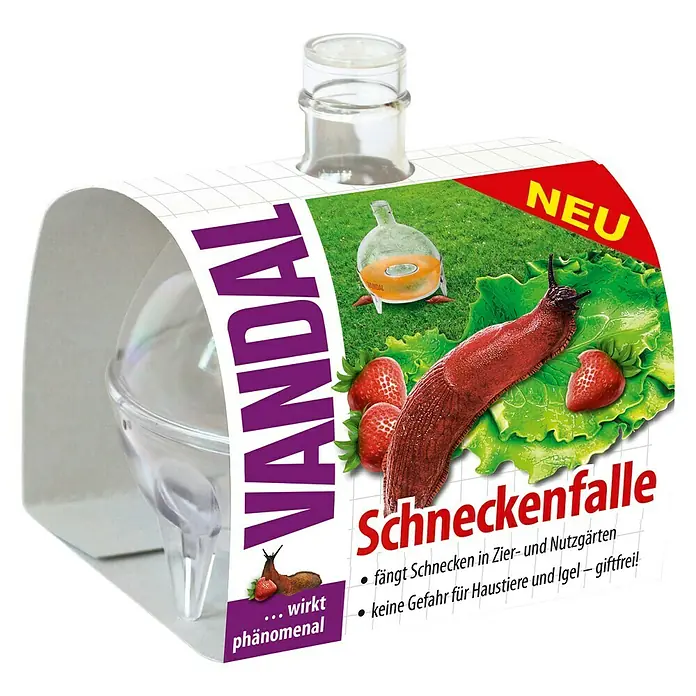 Vandal Schneckenfalle - 5 Stk., Geeignet für: Schnecken - Diagonale Ansicht