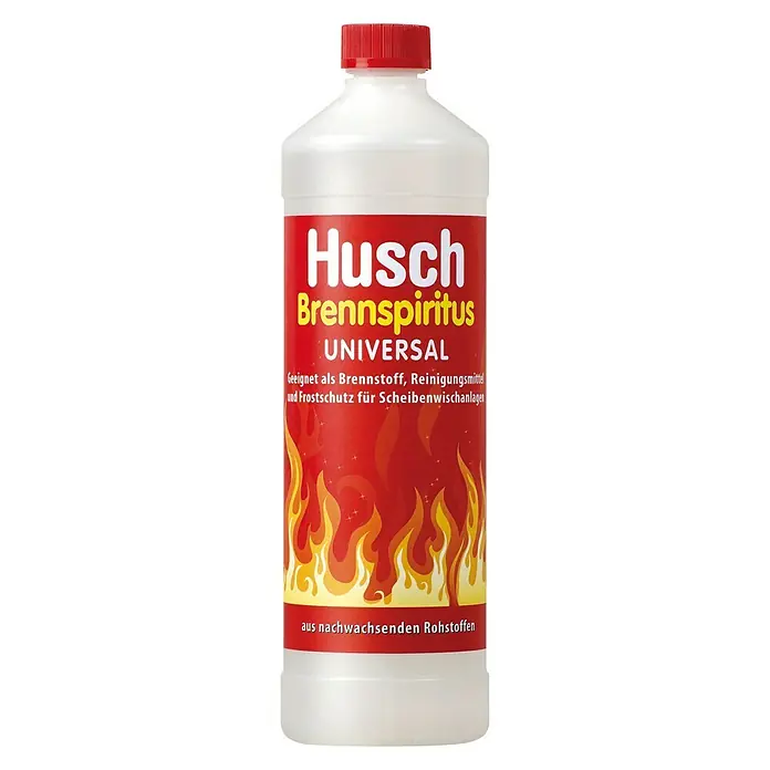 Husch Brennspiritus Universal - 1 l - Vorderansicht