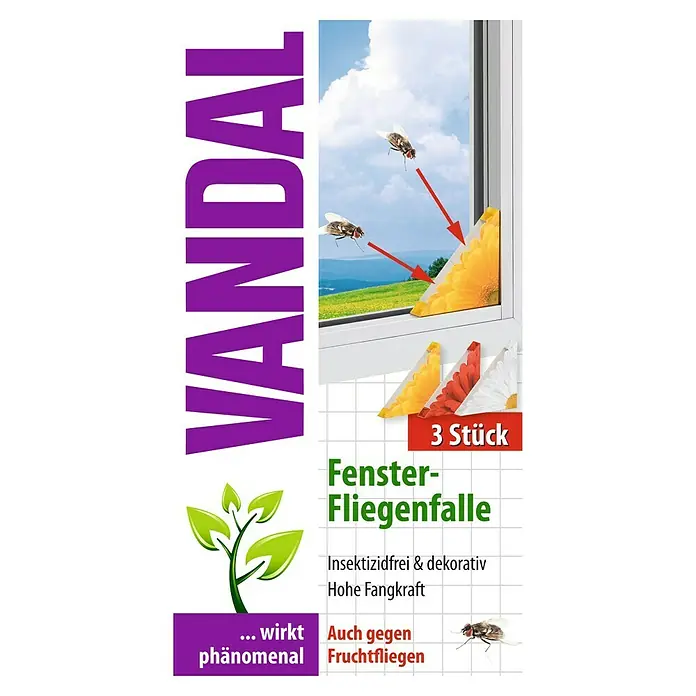 Vandal Fliegenfalle - 3 Stk. - Vorderansicht