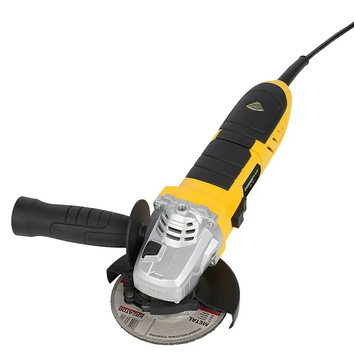 PowerPlus Amoladora POWX0611 - 900 W, Diámetro disco: 115 mm, Número de revoluciones de marcha en vacío: 12.000 r.p.m. - Vista descendente