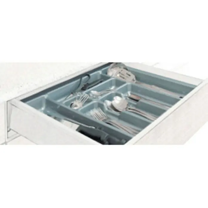 Cubertero 350 - L x An x Al: 47,3 x 25,9 x 5,3 cm, Gris