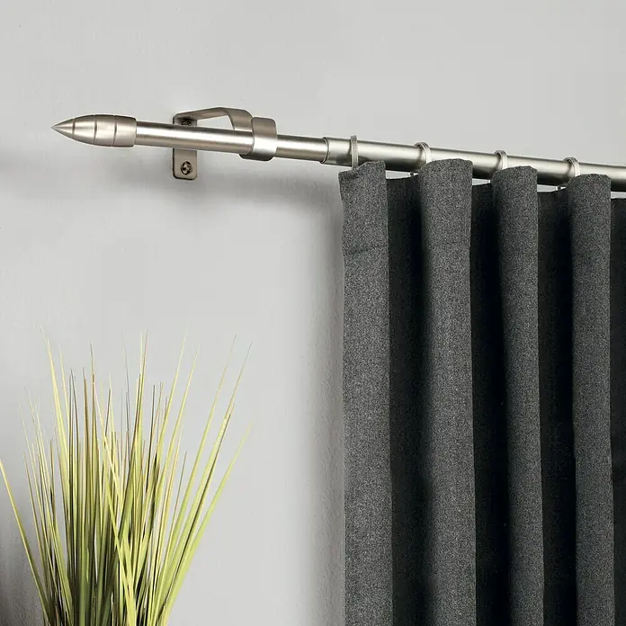 Expo Ambiente Karniša za zavjesu sa svim elementima Rillcardo - Duljina: 120 cm, Metal - Živopisni prikaz