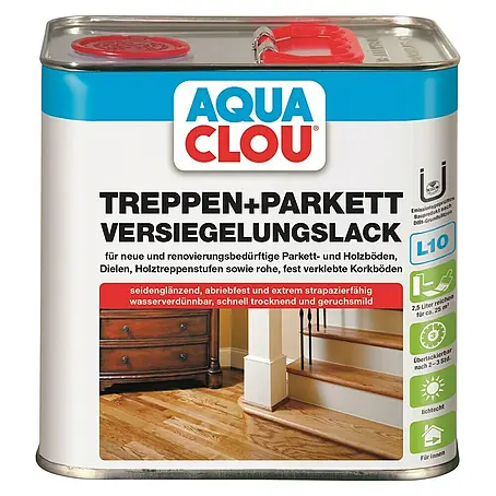 Clou Aqua Versiegelung L10 Treppen- und Parkettlack