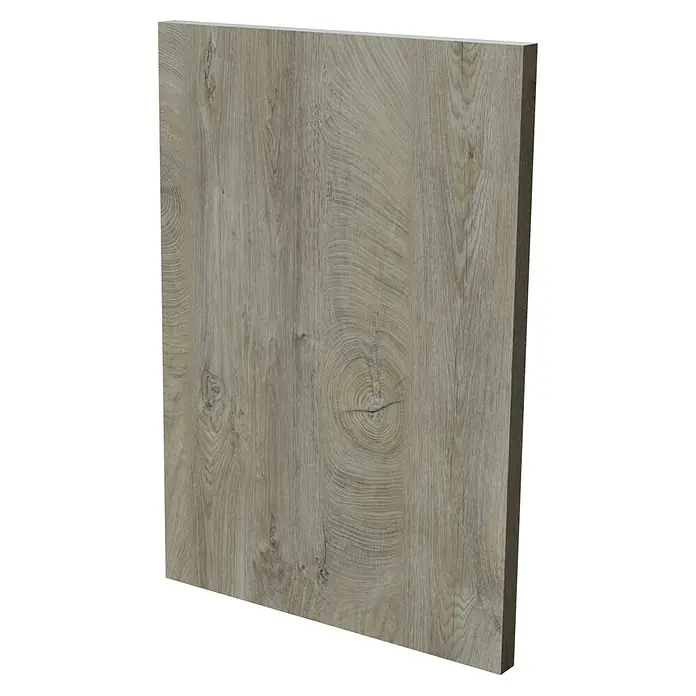 Top Elba Puerta para mueble de cocina - An x Al: 59,7 x 129,8 cm, Roble ceniza - Vista angular