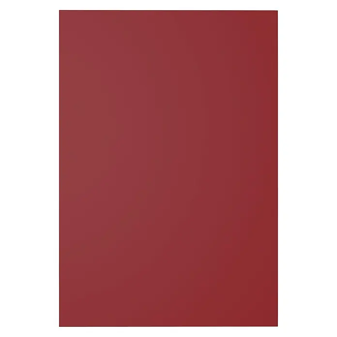 Top Elba Frontal mueble cocina - An x Al: 59,7 x 34,8 cm, Rojo mate - Vista superior