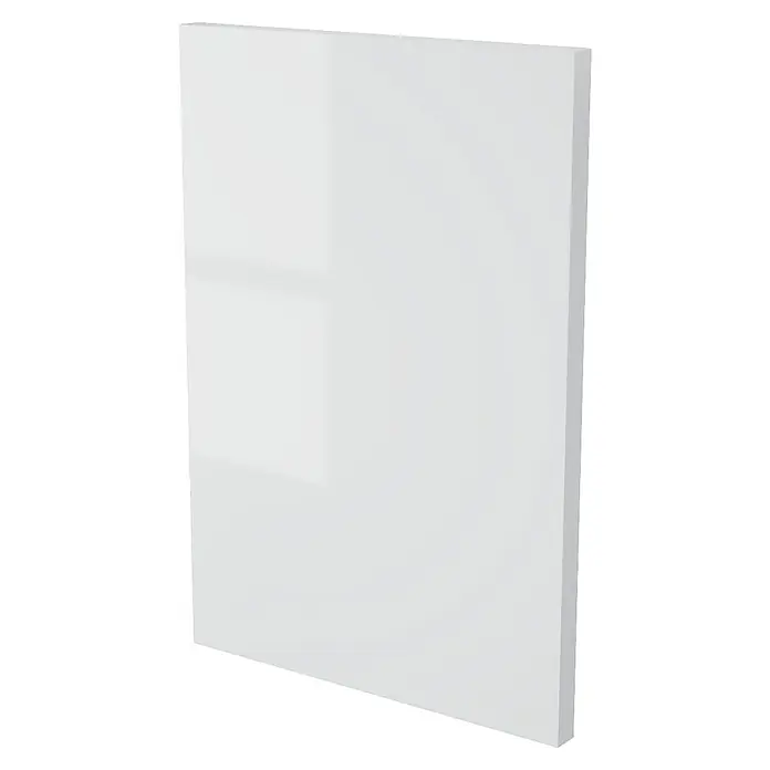 Top Elba Elemento lateral mueble cocina - An x Al: 60 x 235 cm, Blanco brillo - Vista angular