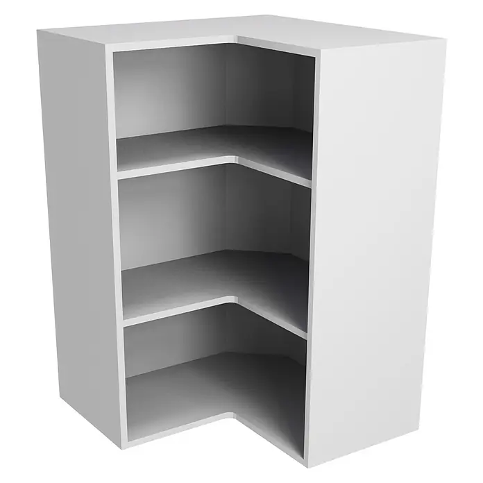 Armario alto esquinero casco - L x An x Al: 33 x 63 x 90 cm - Vista angular