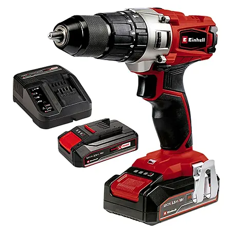 Einhell Power X-Change Set taladro atornillador percutor de batería TE-CD 18/2