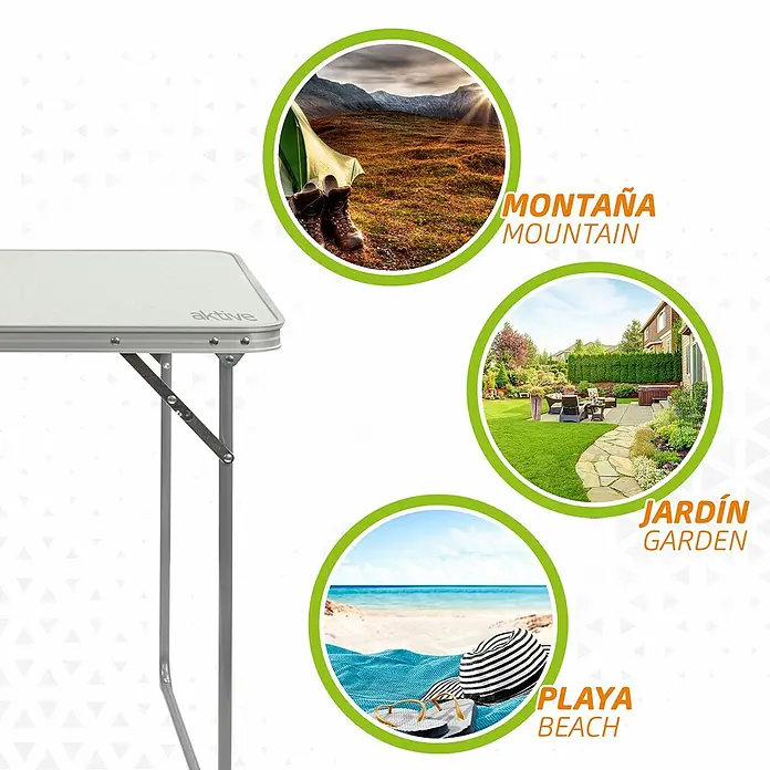 Aktive Conjunto de muebles Boris - 3 pzs., Blanco, Azul - Primer plano