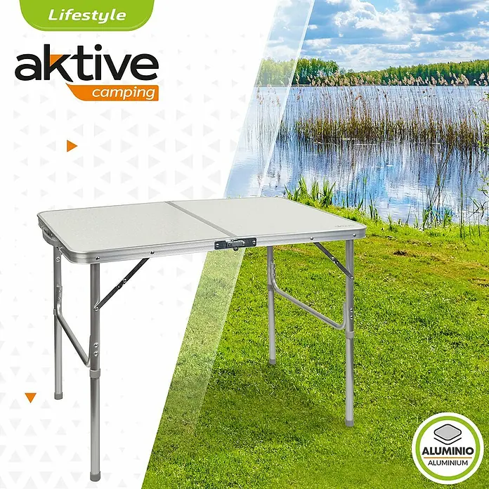 Aktive Mesa plegable - L x An: 90 x 60 cm, Madera - Foto ambiente