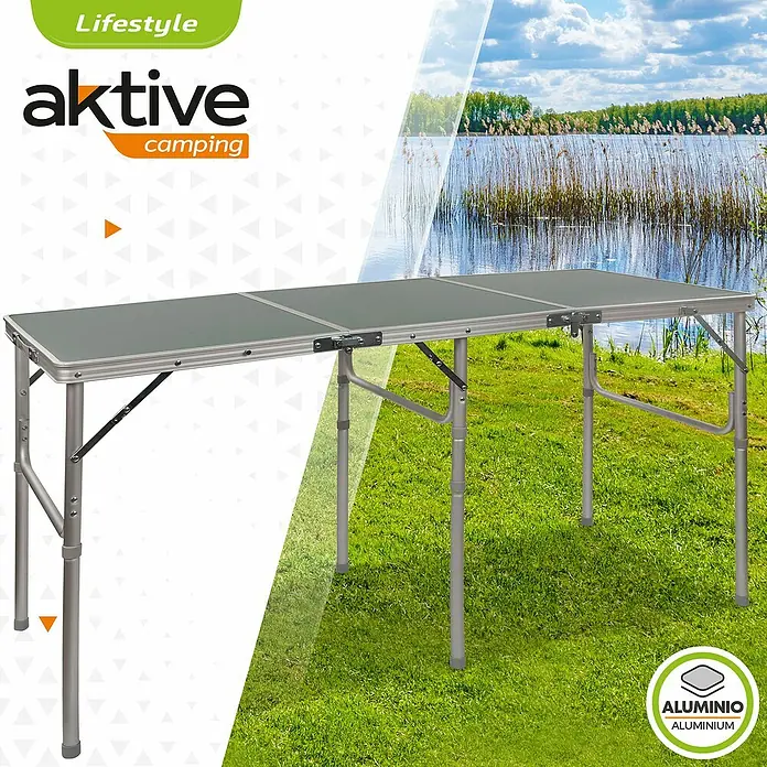 Aktive Mesa plegable - L x An: 140 x 60 cm, Madera - Foto ambiente