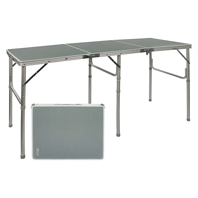 Aktive Mesa plegable - L x An: 140 x 60 cm, Madera - Vista angular