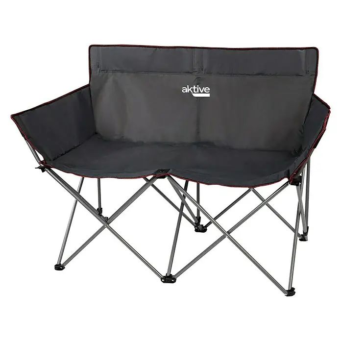 Aktive Banco plegable Nelson - 121 x 63 x 88 cm, Textil - Vista angular