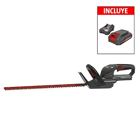 Powerworks Dual Voltage Cortasetos de batería P24HT