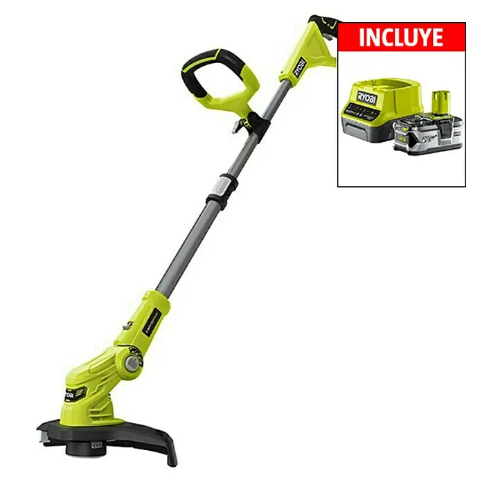 Ryobi ONE+ Recortabordes de batería OLT1832 - 18 V, Iones de litio, 1 batería, Ancho de corte: 25 cm - 30 cm - Vista angular