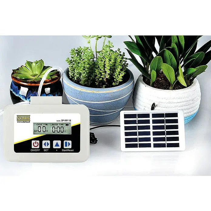 Bewässerungs-Set inkl. umfangreichen Zubehör - Solarbetrieben - Stimmungsaufnahme
