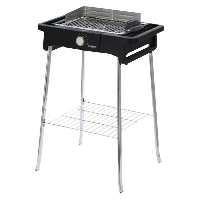 Severin Električni roštilj PG 8124 Style Evo S - 2,5 kW, Dimenzija rešetke za pečenje: 41,5 x 24 cm - Dijagonalni pogled