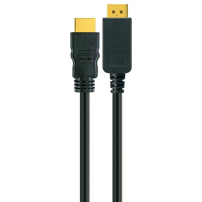 Schwaiger HDMI-Kabel - Schwarz - Detailaufnahme
