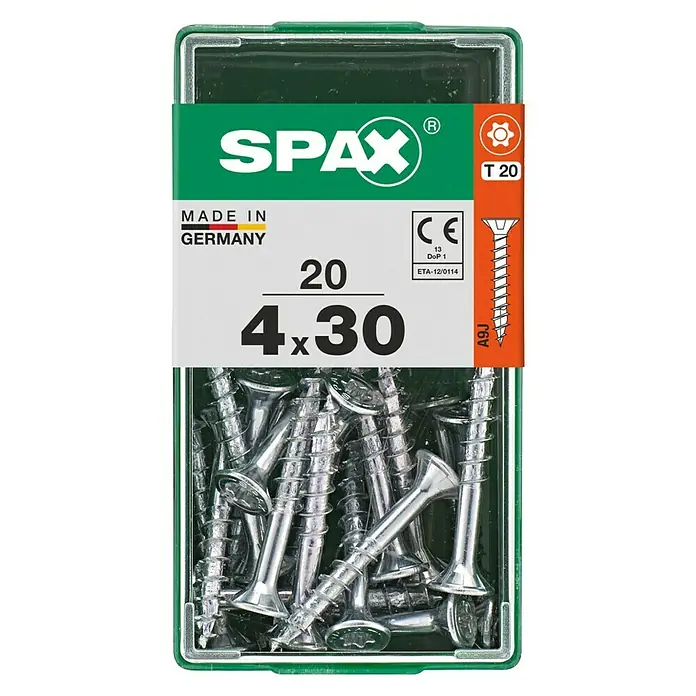 Spax Universalschraube T-Star plus - Ø x L: 3,5 x 12 mm, Vollgewinde, 25 Stk. - Vorderansicht