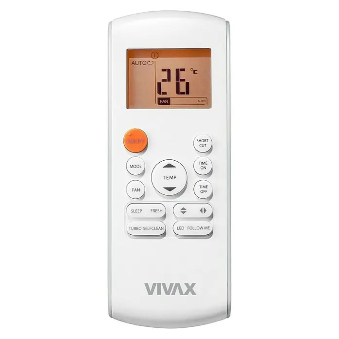 Vivax Inverterski klima-uređaj ACP-18CH50AEQIs R32 - Maksimalni kapacitet hlađenja po uređaju u W: 5.300 W, Maksimalna snaga grijanja u W: 5.600 W, R32 - Pogled s gornje strane