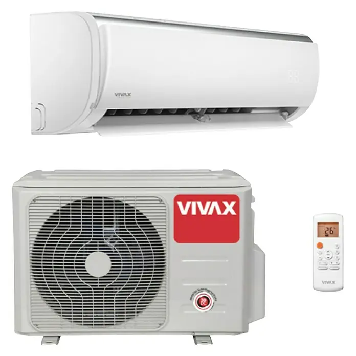 Vivax Inverterski klima-uređaj ACP-18CH50AEQIs R32 - Maksimalni kapacitet hlađenja po uređaju u W: 5.300 W, Maksimalna snaga grijanja u W: 5.600 W, R32 - Dijagonalni pogled