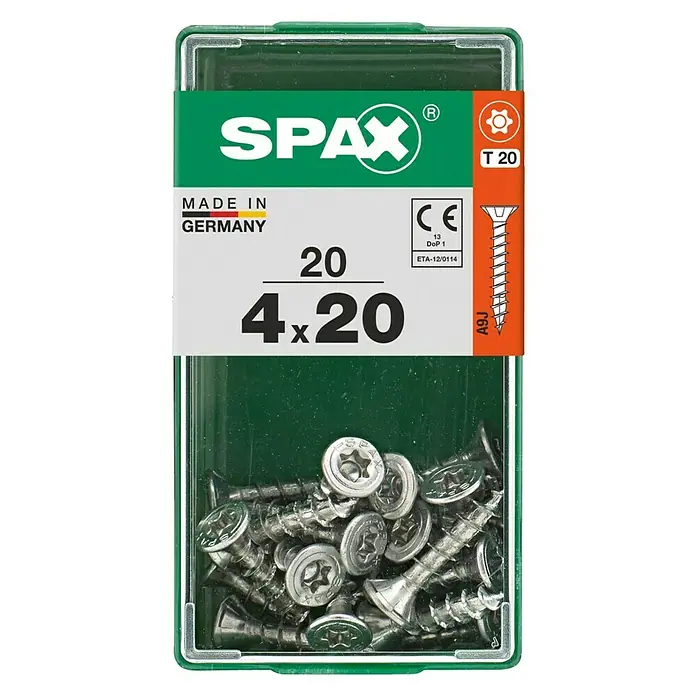 Spax Universalschraube T-Star plus - Ø x L: 3,5 x 12 mm, Vollgewinde, 25 Stk. - Vorderansicht