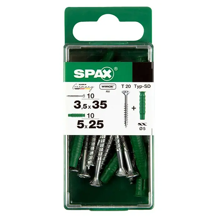 Spax Spenglerschraube T-Star plus - Ø x L: 4,5 x 35 mm, T-Star plus, 15 Stk. - Vorderansicht