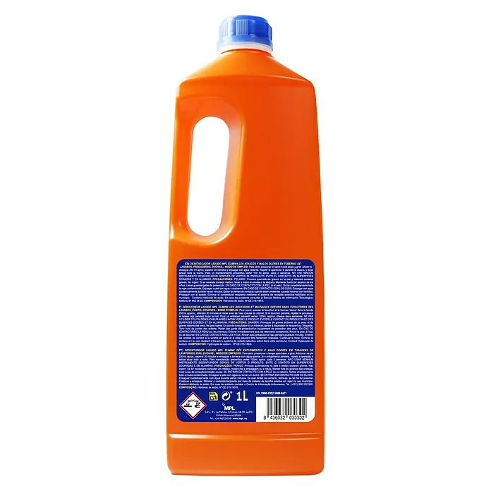 MPL Desatascador líquido - 1 l - Vista trasera
