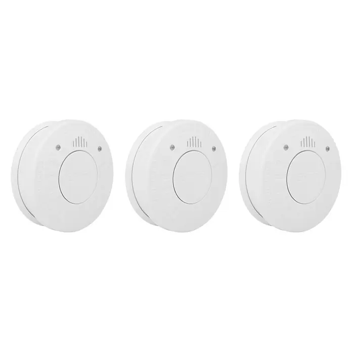 Smartwares Rookmelder RM520 - 3 stk., Levensduur batterij: Tot 10 jaar - Diagonaal zicht