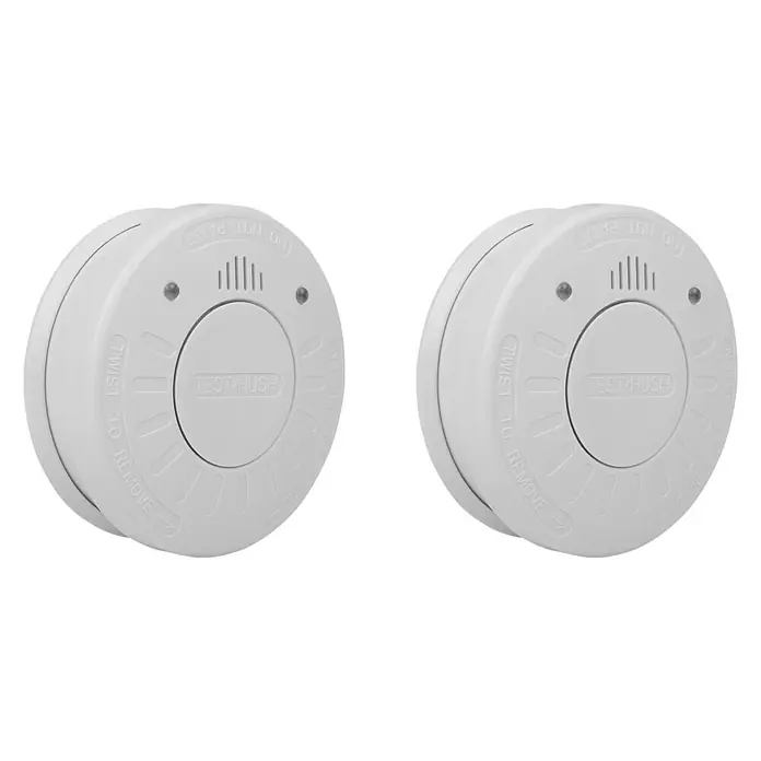 Smartwares Rookmelder RM520 - 2 stk., Levensduur batterij: Tot 10 jaar - Diagonaal zicht