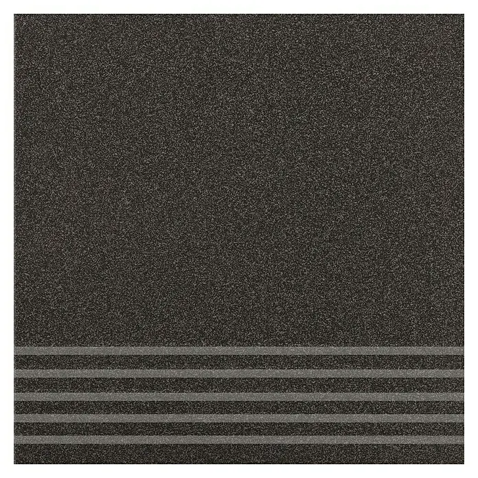 Stufen- & Abdeckplatte Elba - 30 x 30 cm, Anthrazit, Matt - Draufsicht