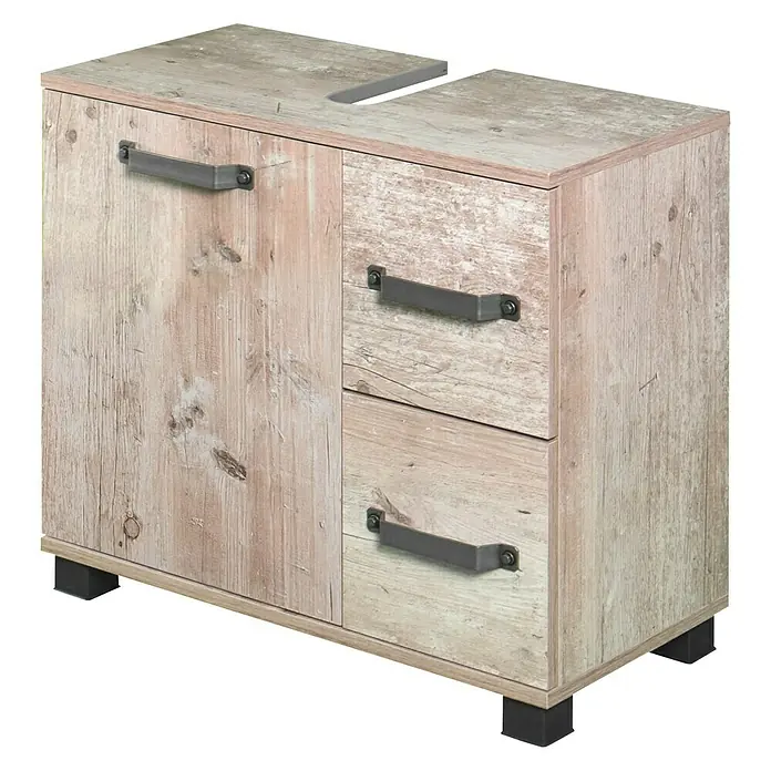 Schildmeyer Milan Waschtischunterschrank - 65 x 32 x 59 cm, Findus - Rechte Seitenansicht