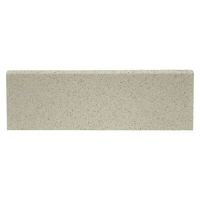 Sockelfliese Cefalu - 10 x 30 cm, Grau, Matt - Vorderansicht