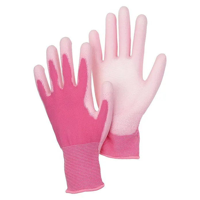 Guantes para jardín - Medida: 8, Pink - Vista frontal