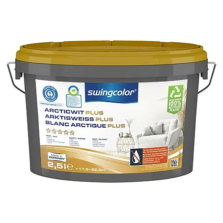 swingcolor  Muurverf Arcticwit Plus