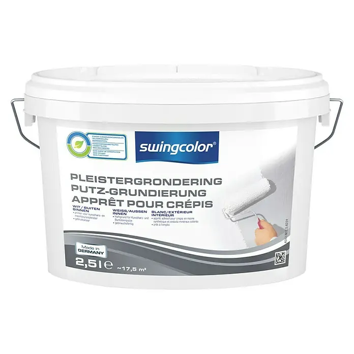 swingcolor Pleistergrond - Wit, 2,5 l - Vooraanzicht
