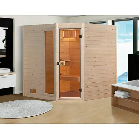 Weka  Massivholzsauna 539 GTF Gr.1 Set 2