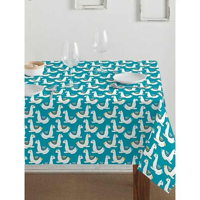 Mantel para mesa a metros Atos - 140 cm, Azul