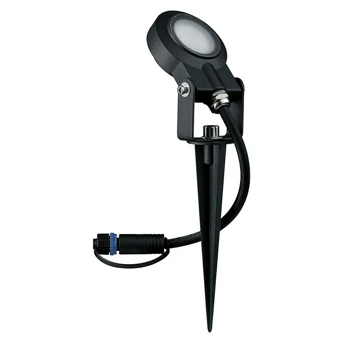 Paulmann Plug & Shine LED kerti reflektor Sting - földi tüske, Magasság: 29 cm, 24V - Szögletes nézet