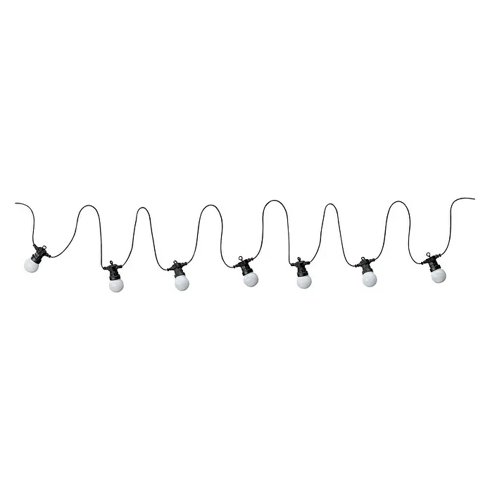 Paulmann Plug & Shine LED fényfüzér - 6,8 m, IP44, Kívül - Elülső nézet