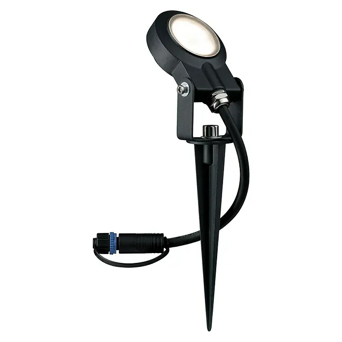 Paulmann Plug & Shine Foco LED de jardín Sting - 6 W, Estaca, Altura: 29 cm, 24 V - Vista angular