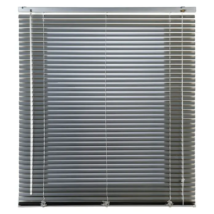 Veneciana Techno - An x Al: 105 x 250 cm, Plateado, Aluminio - Vista frontal