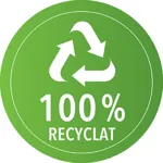 Produkt aus 100 % Recyclat