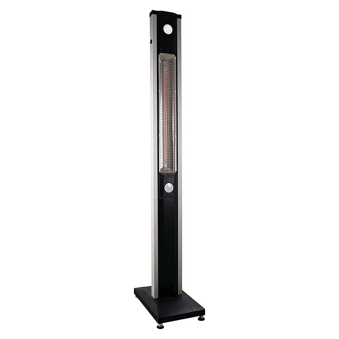 Scheppach Infrarot-Heizstrahler EPHS1800 - 600 W - 1.800 W, Schwarz, Höhe: 37 cm - Diagonale Ansicht