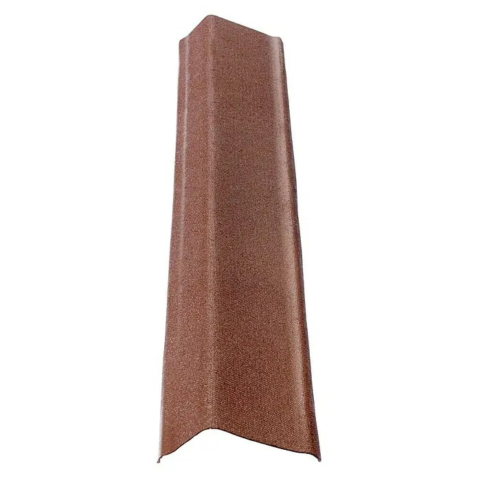 Onduline Perfil de remate lateral Easyline D100 Intense - Marrón, 1 m, Betún
