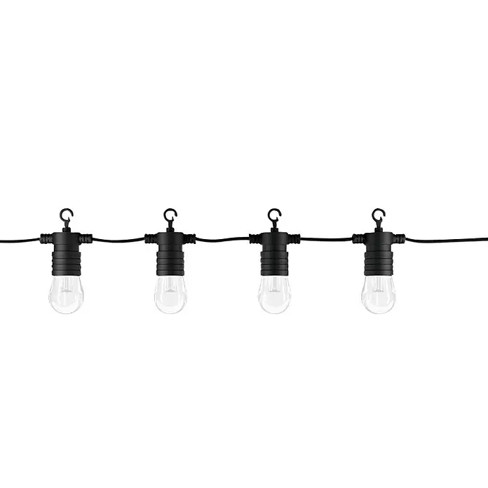 Müller-Licht Tint LED-Lichterkette Stella White+Color 12 Bulbs - 12,4 m, 5,5 W, Lichtfarbe: RGBW - Vorderansicht